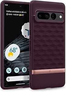Caseology Parallax Skal Kompatibel med Google Pixel 7 Pro - Burgundy