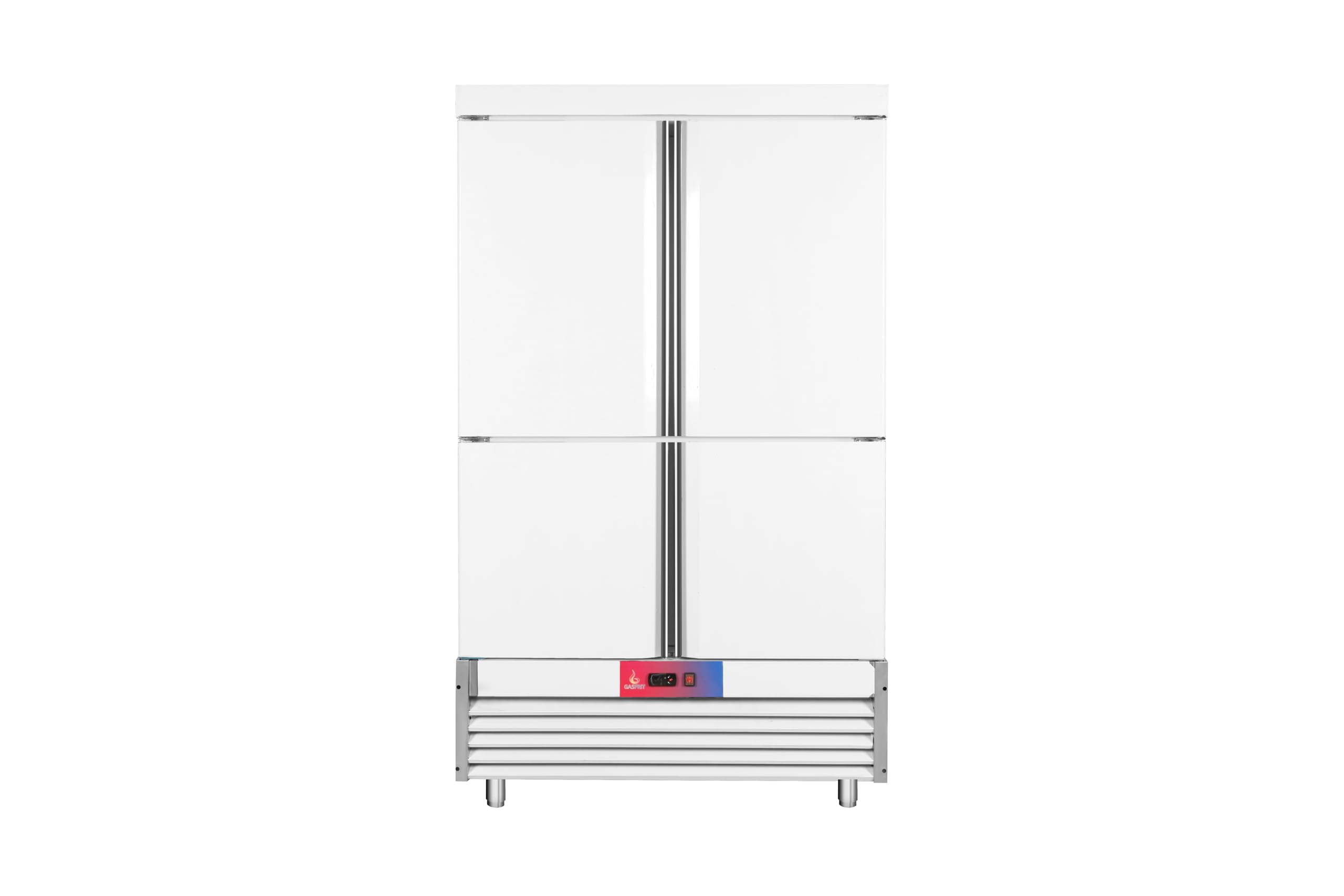Armario Refrigerado 4 Puertas Motor Abajo Línea Gaona – Acero Inoxidable Profesional – Refrigeración Ventilada +2°C/+8°C – Gas R290 Ecológico – Clase Energética D – Luz Interior – Hostelería y Restaur