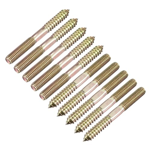 Tool Parts and Accessories M10x90mm Hanger Bolts 12pcs Double Head Thread Dowel Screws (#CN-140824-06253)
