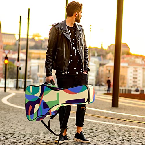 Housse de transport étanche pour guitare avec bandoulière réglable Motif abstrait, Multicolore 01., 42.9×16.9×4.7 in… - Les Beatles, Paul McCartney, John Lennon, RIngo Starr, George Harrison Housse de transport étanche pour guitare avec bandoulière réglable Motif abstrait, Multicolore 01., 42.9x16.9x4.7 in… – Image 7