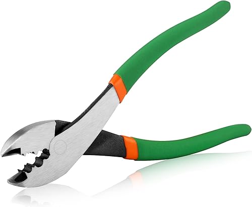 SPEEDWOX Herramienta de prensado de corte de alambre Alicates eléctricos Alicates Crimper Cutter Alicates de crimpado de terminales eléctricos con