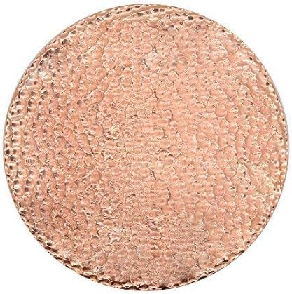 Pushka Home Copper, Gold & Silver Hammered Drinks Coasters (Copper)