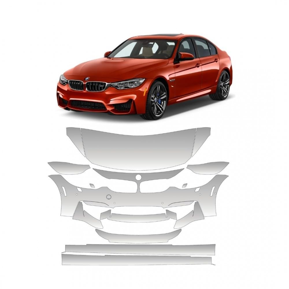 PPF Vinyl / Vinyl Protector/Pre-Cut PPF Szablony do samochodu STAR SAM Kompatybilne z BMW M3 2015 Sedan