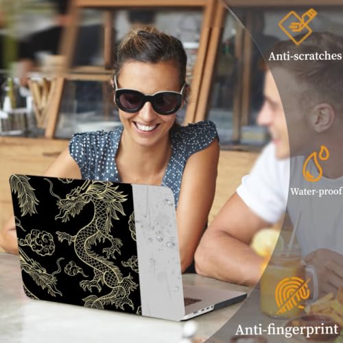 Carcasa MacBook Neo 13 A3404抗 scratch protector de nubes y dragones 2