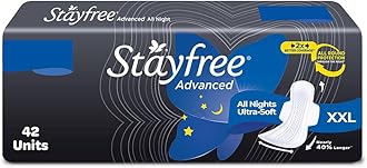 Advanced XXL | 42 Pads | All Night Ultra Comfort Sanitary Pads for Women |