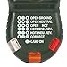 Greenlee GT-10GFI Tester, Circuit GFI, Circuit Tester Polarity Cube for Troubleshooting 20 VAC Grounded Outlets and Testing GFCI Receptacles, Black, Small