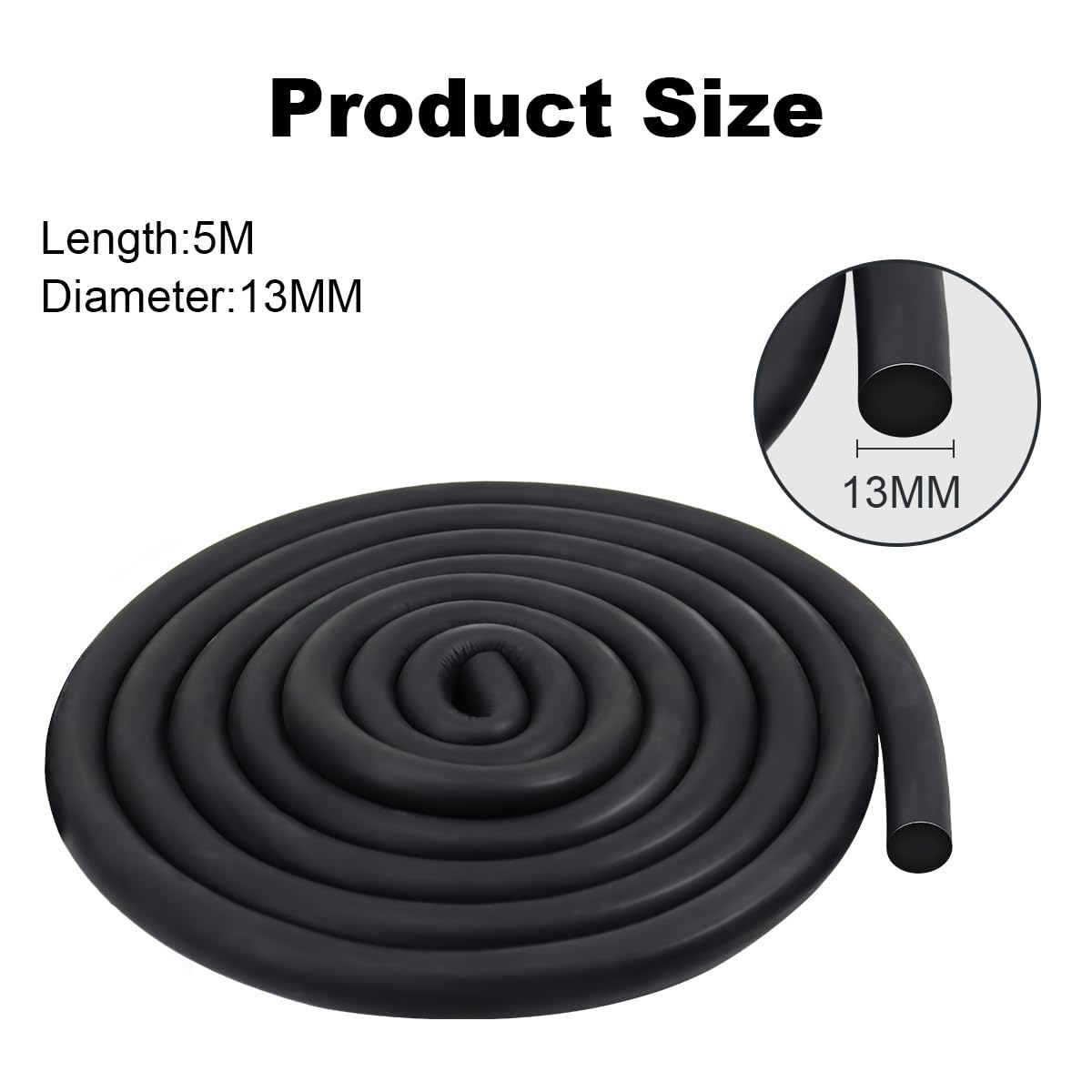 Nastro Tenuta Schiuma Silicone - 5mm X 2m, Nero, Per Isolamento E Antivibrante - Foto 2
