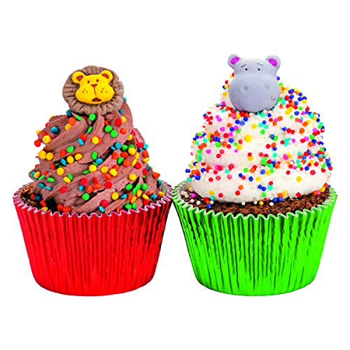 Conjunto de Formas para Mini Bolos de Silicone, 12 Peças, Cinza, Euro