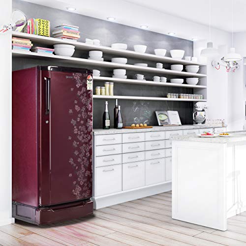 Image of Koryo By Big Bazaar 190L 3 Star Direct Cool Single Door Refrigerator (KDR210DR3F,Red)