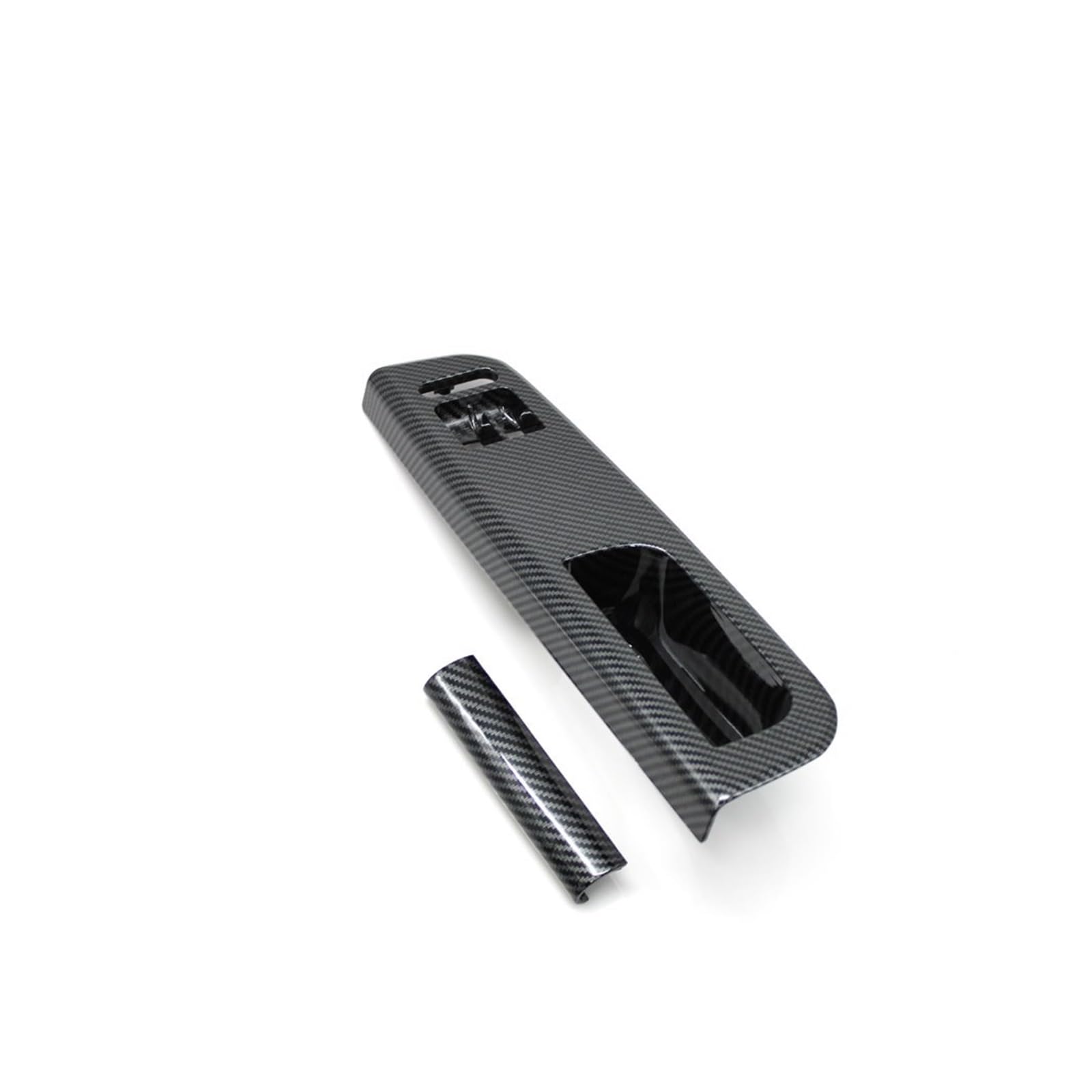 Nqkcuac Door Pull Handle for VW for Bora for Golf 4 MK4 for Jetta for Passat 1999-2004 RHD Car Window Switch Cover Door Pull Grab Handle Armrest(RHD Carbon 2Piece)