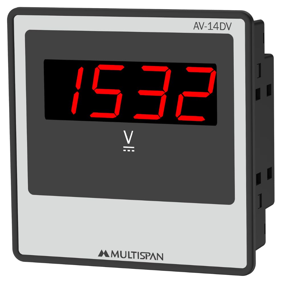 Multispan AV-14DV Digital DC Volt Meter 4-Digit RED LED Display (Range: 750V DC Volt Meter)-picture-33
