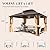 YOLENY 12' x 14' Gazebo, Hardtop Gazebo with Aluminum Frame, Double Galvanized Steel Roof, Curtains and Netting Included, Metal Gazebos Pergolas for Patios, Garden, Parties, Lawns