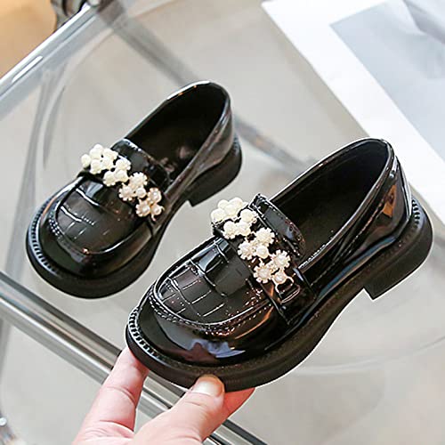 Boys Shoes Girls Slip On Leather Loafer Tassel Bow School Dress Shoes for Girls Shoes for Boys4