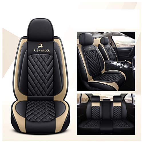 JOJOHUN Lucky Deer - Juego completo de fundas para asientos de coche,...