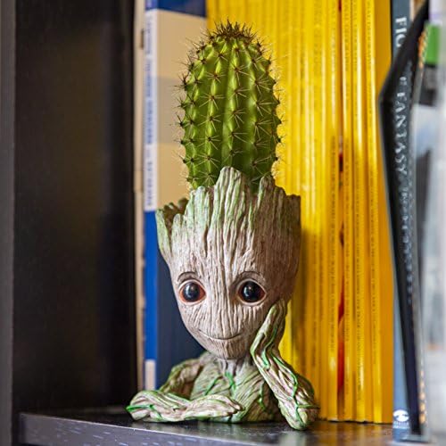 Greenwich Guardians of The Galaxy Baby Groot Flower Pot Baby Cute Action Figure Toy Planter PVC