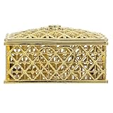 Boîte en or : l'emballage électrolytique luxueux ajoute un, ce qui en fait un choix idéal pour un , un pot de bonbons pour fête prénatale