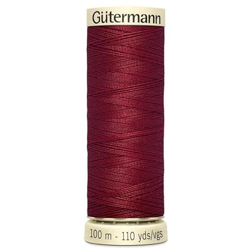 Gutermann Sew All Polyester Thread, Wine 0226, 100 m, 5.5 x 1.8 x 1.8 cm