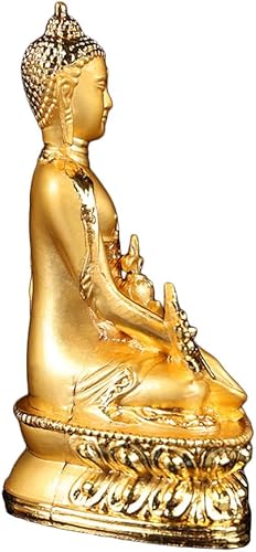 Miniatura 8 de VICASKY Estatua de Buda Tailandia Regalos de casa Regalos al aire libre Estatua de Buda de latón Buda de oro Fengshui Estatuas de Buda Regalo de