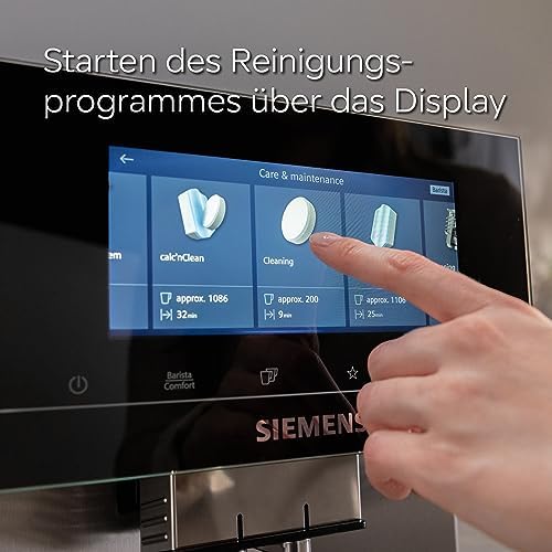 Siemens TZ80001A temizleme tabletleri, 10 adet, kahve yağı kalıntılarını ideal şekilde giderir, orijinal aksesuar, EQ serisi tam otomatik kahve makineleri ve ankastre tam otomatik makineler için - Görsel 3