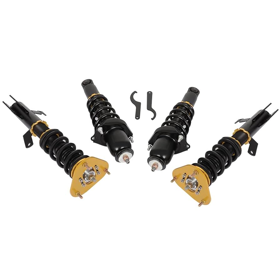 くりまつ Amazon.com: ANGLEWIDE Adjustable Height Coilovers Struts