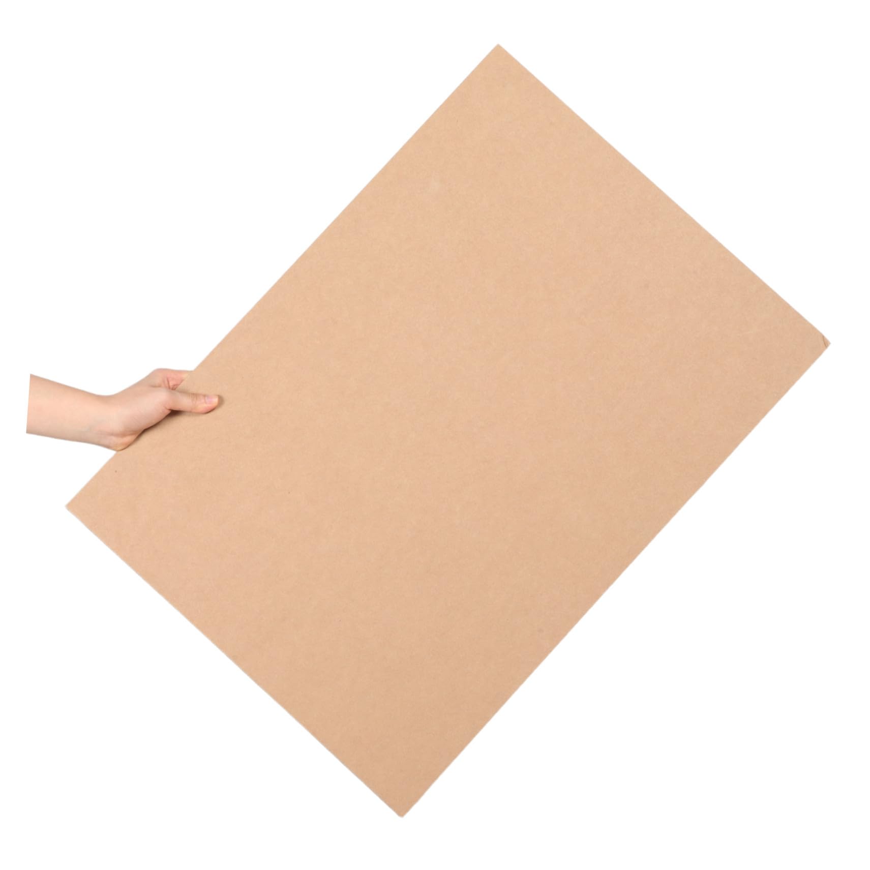 Dickes Kraftpapier 3 Blatt Brauner Vintage Karton für Bastelarbeiten | 440 G/m², 2, 5mm Stärke, Leicht zu Schneiden, für Etiketten und Dankeskarten