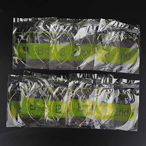 Lot de 10 cordes de B pour guitare acoustique, tension légère, offre un son acoustique lumineux et bien équilibré… - Les Beatles, Paul McCartney, John Lennon, RIngo Starr, George Harrison Lot de 10 cordes de B pour guitare acoustique, tension légère, offre un son acoustique lumineux et bien équilibré… – Image 5