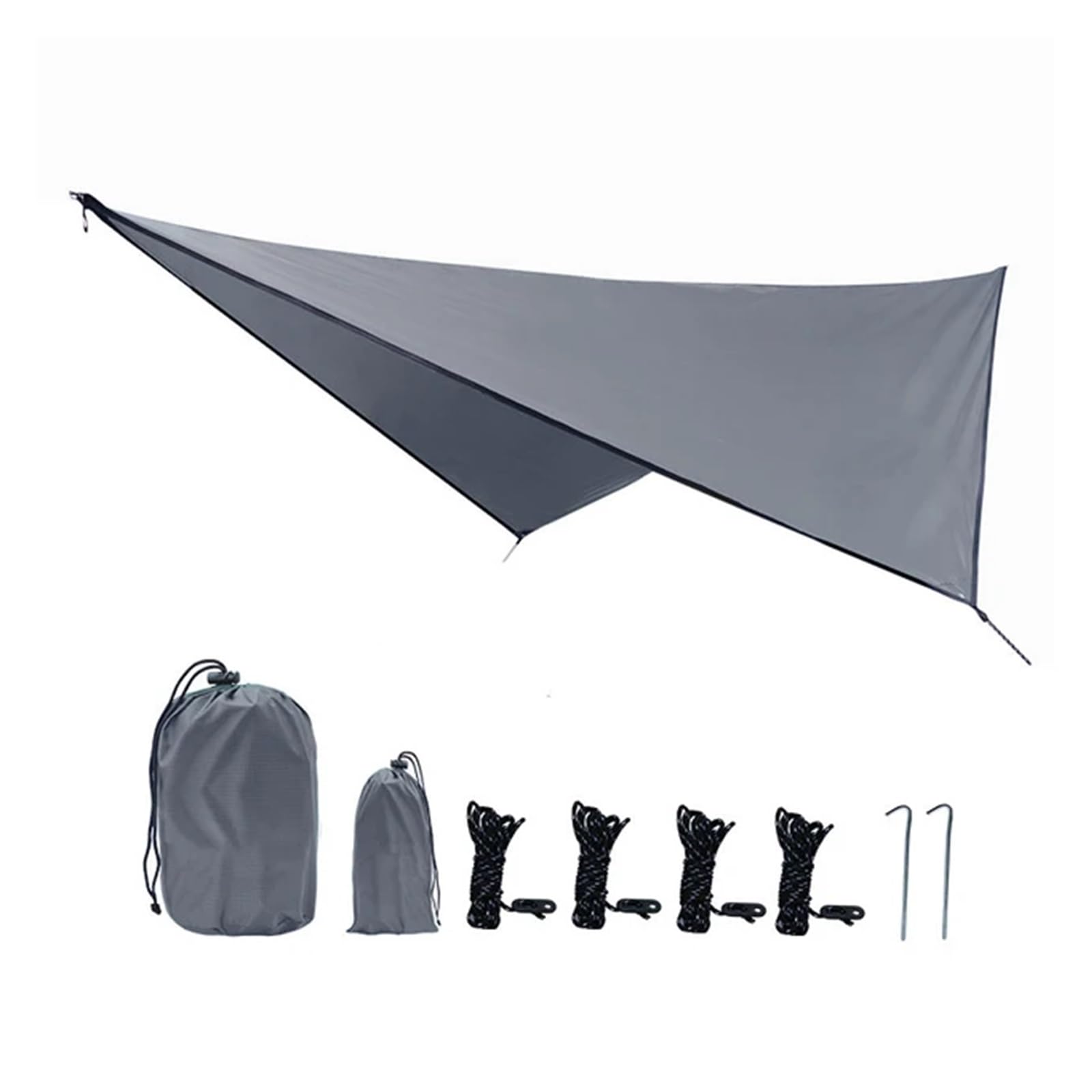 Tent tarp Waterproof Portable Tarp Multifunctional Outdoor Camping Traveling Awning Backpacking Rainfly(TM012)