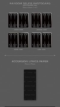 Black Pink BLACKPINK - Born Pink DIGIPACK Ver. 2nd Album + Free Gift Korean Edition ROSE version