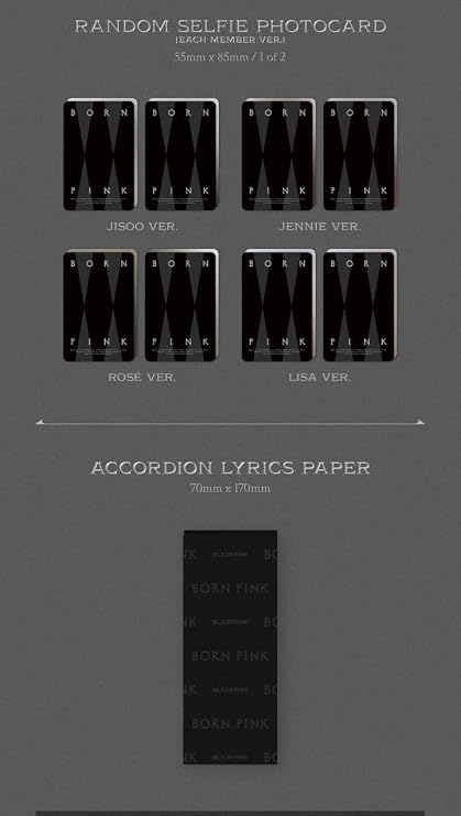 Black Pink BLACKPINK - Born Pink DIGIPACK Ver. 2nd Album + Free Gift Korean Edition ROSE version
