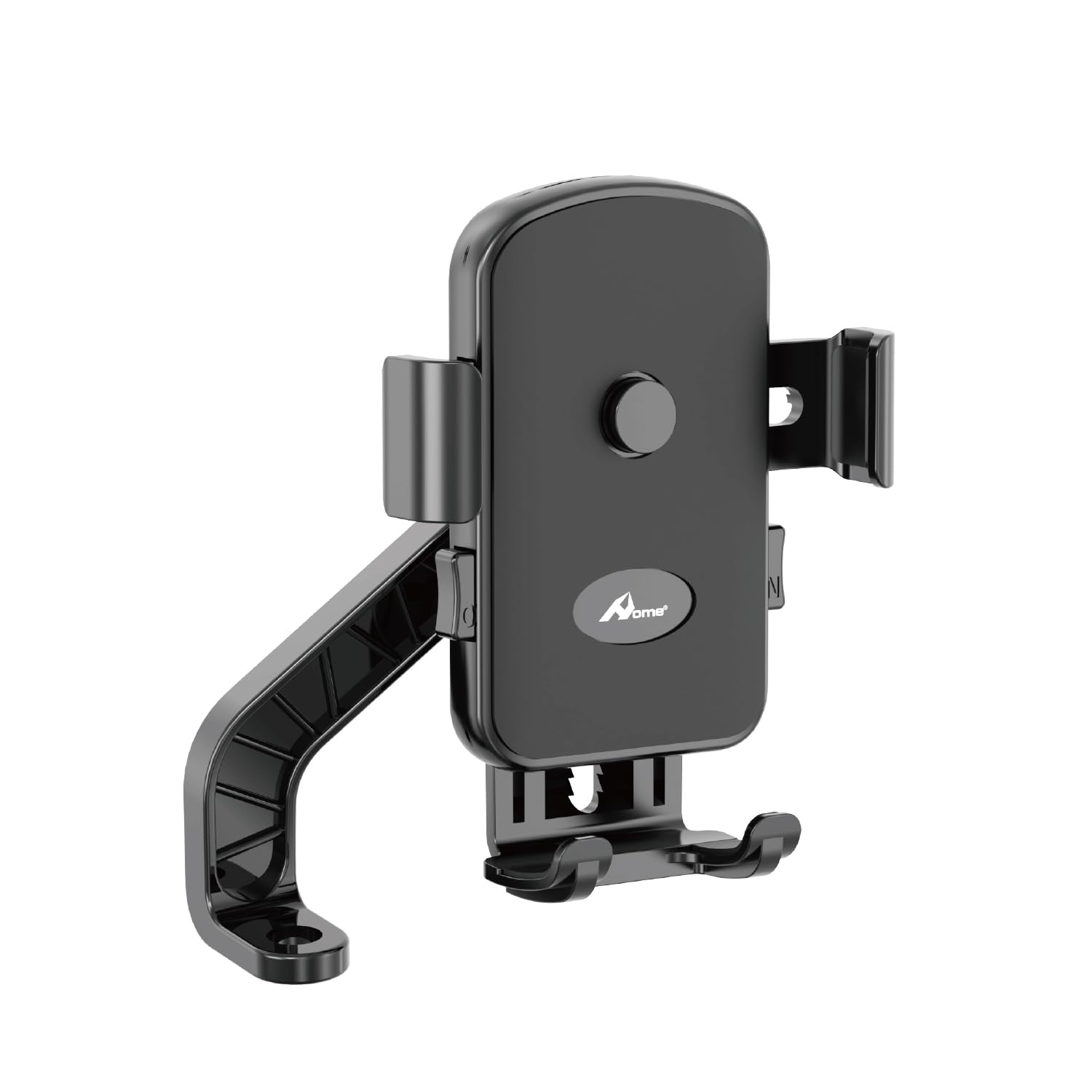 HOME Supporto Per Cellulare Per Moto, Supporto Per Specchietto Retrovisore Moto, Supporto Universale Anti-Shock, Montaggio Rapido, Rotazione A 360 Gradi, Nero
