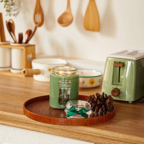 Decorlife 22 Oz Scented Candles, Large Balsam & Cedar Christmas Candles With 2 Wicks, Strong Smelling And 110 Hours Long Lasting Time, 2-Pack #TOP4