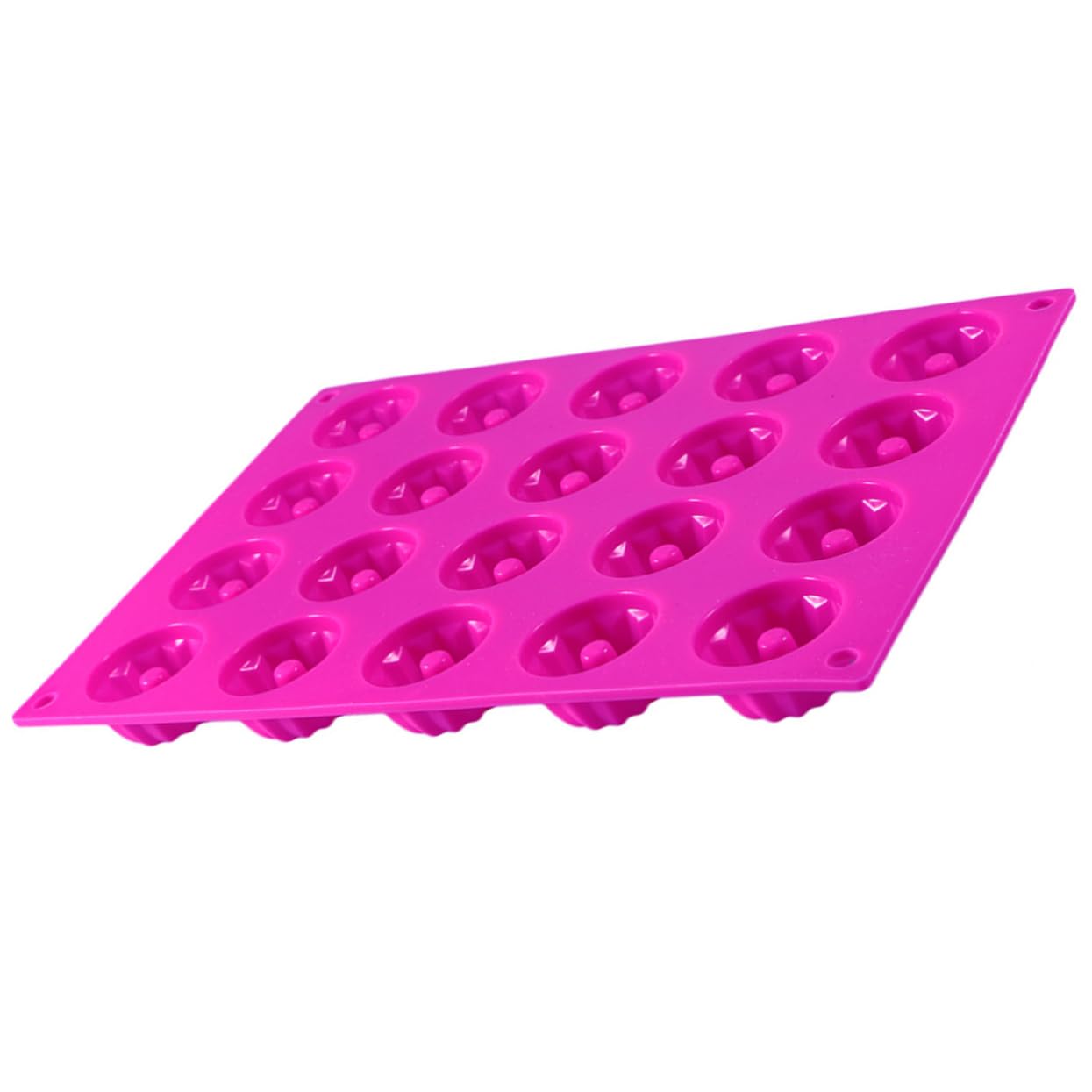 PRETYZOOM Molde de Silicona Apto para Horno y Lavavajillas 20 Cavidades para Pastel Herramienta para Hornear Adecuado para Repostería Casera