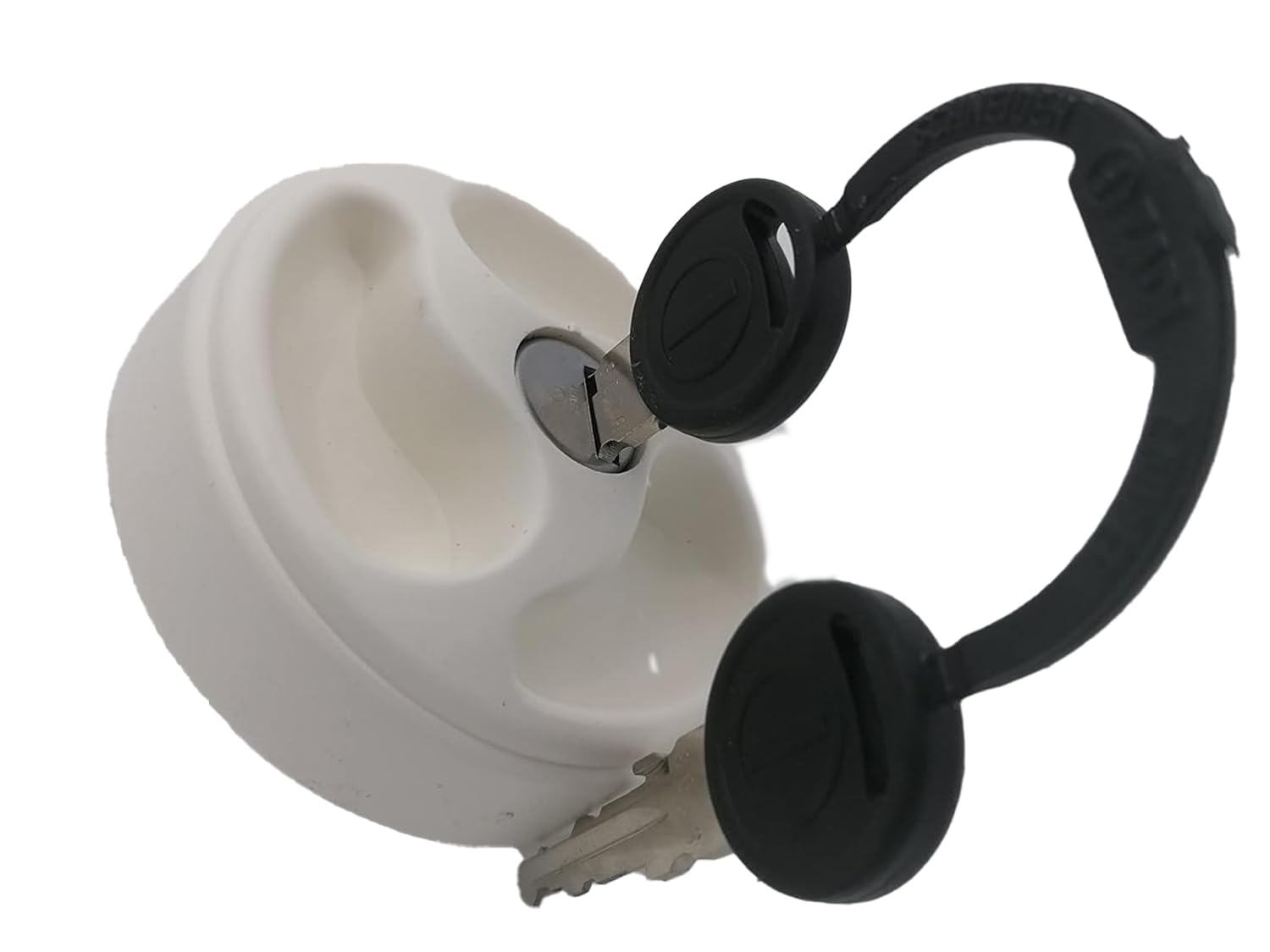 CR-MOESANCO® Tapa Blanca de Depósito de Agua para Caravana, con 3 Asideros Hundidos,Entrada de Agua con LLaves, Cierre de Polipropileno, Camping, Remolque, Autocaravana, a Prueba de Fugas.