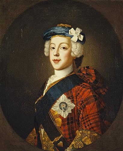 Tableau sur toile 58 x 90 cm haute définition Charles Edward Stuart de William Mosman