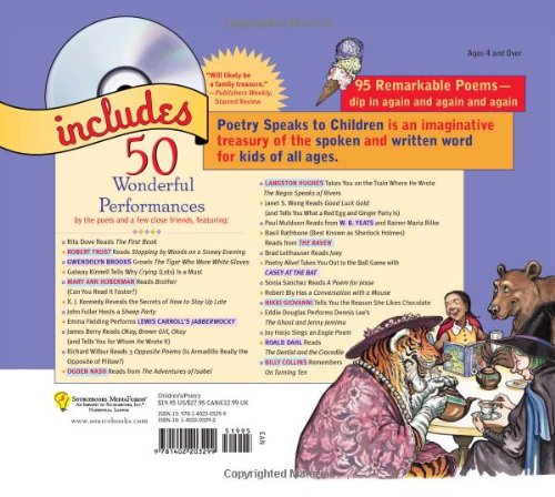 Poetry Speaks to Children (Book & CD) (A Poetry Speaks Experience) - Image 2