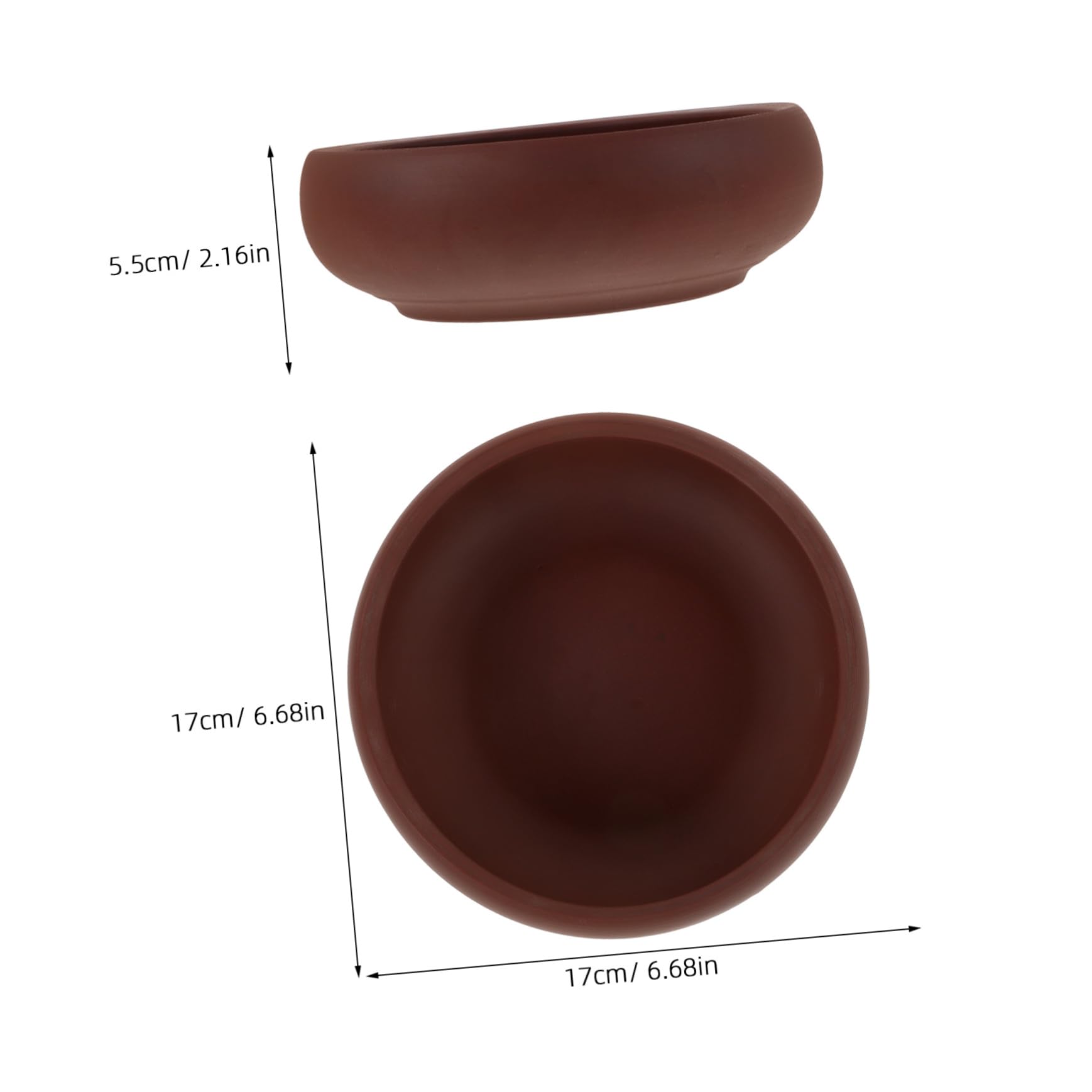 ULTECHNOVO Retro Clay Tea Bowl Vintage Tea Holder Reusable Drinking Cups Elegant Addition for Indoor and Outdoor Use Functional Versatility