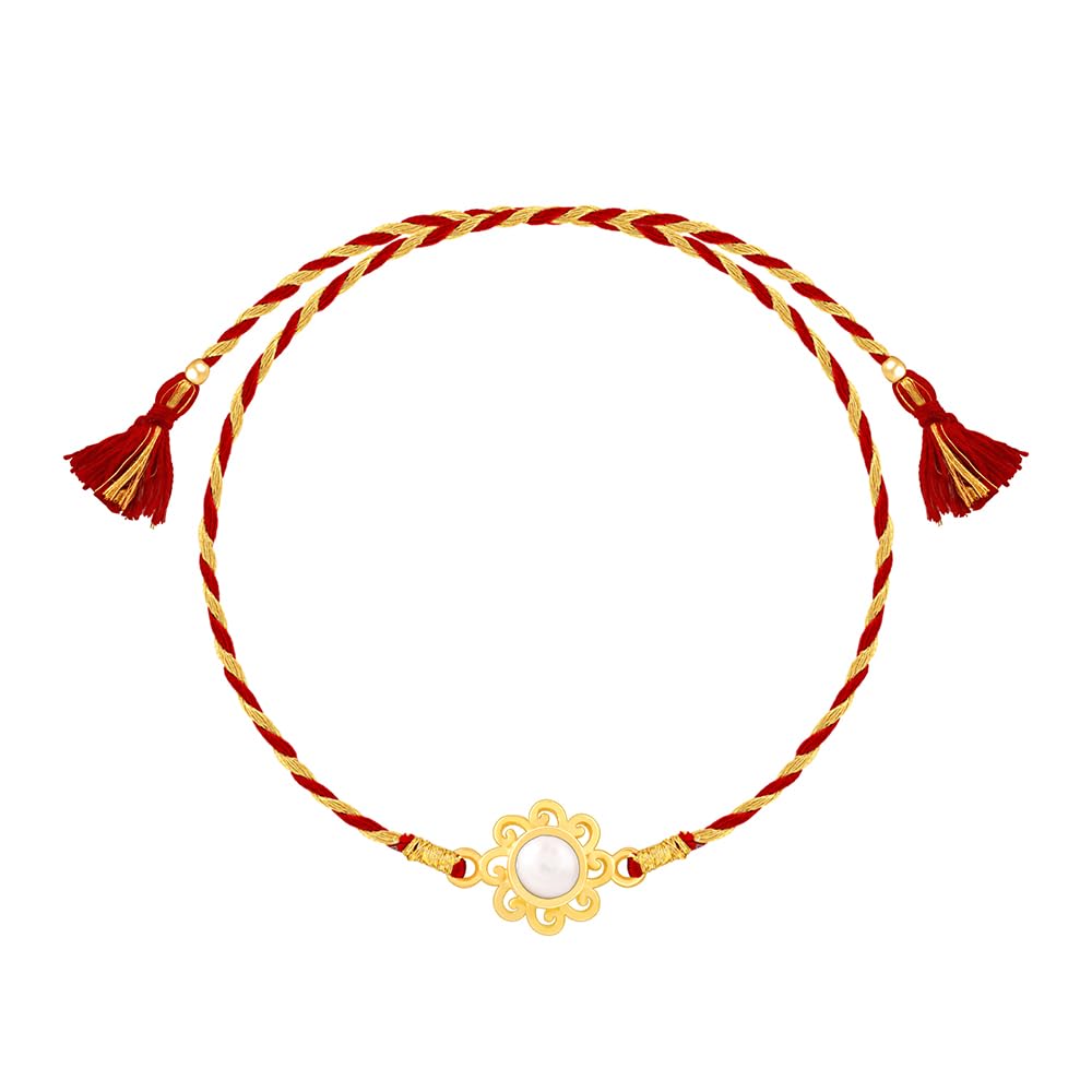 925 Silver Gold Pearl Love Rakhi, Cotton Thread |Quirky Rakshabandhan Rakhi for Brother | Silver Rakhi for Boys & Men With Certificate of Authenticity and 925 Stamp-image-37