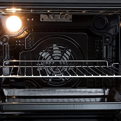 SIA BISO12PSS 60cm Black Touch Control Pyrolytic Single Fan Oven, 4 Zone Electric Ceramic Hob & Stainless Steel Curved Glass Cooker Hood