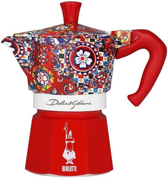 Bialetti Dolce & Gabbana Mocha Express 3 Cup Open Fire