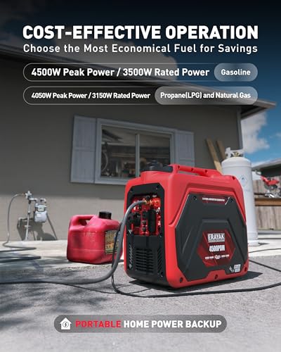 Erayak 4000IN 4500W Tri-Fuel Portable Inverter Generator thumb #3
