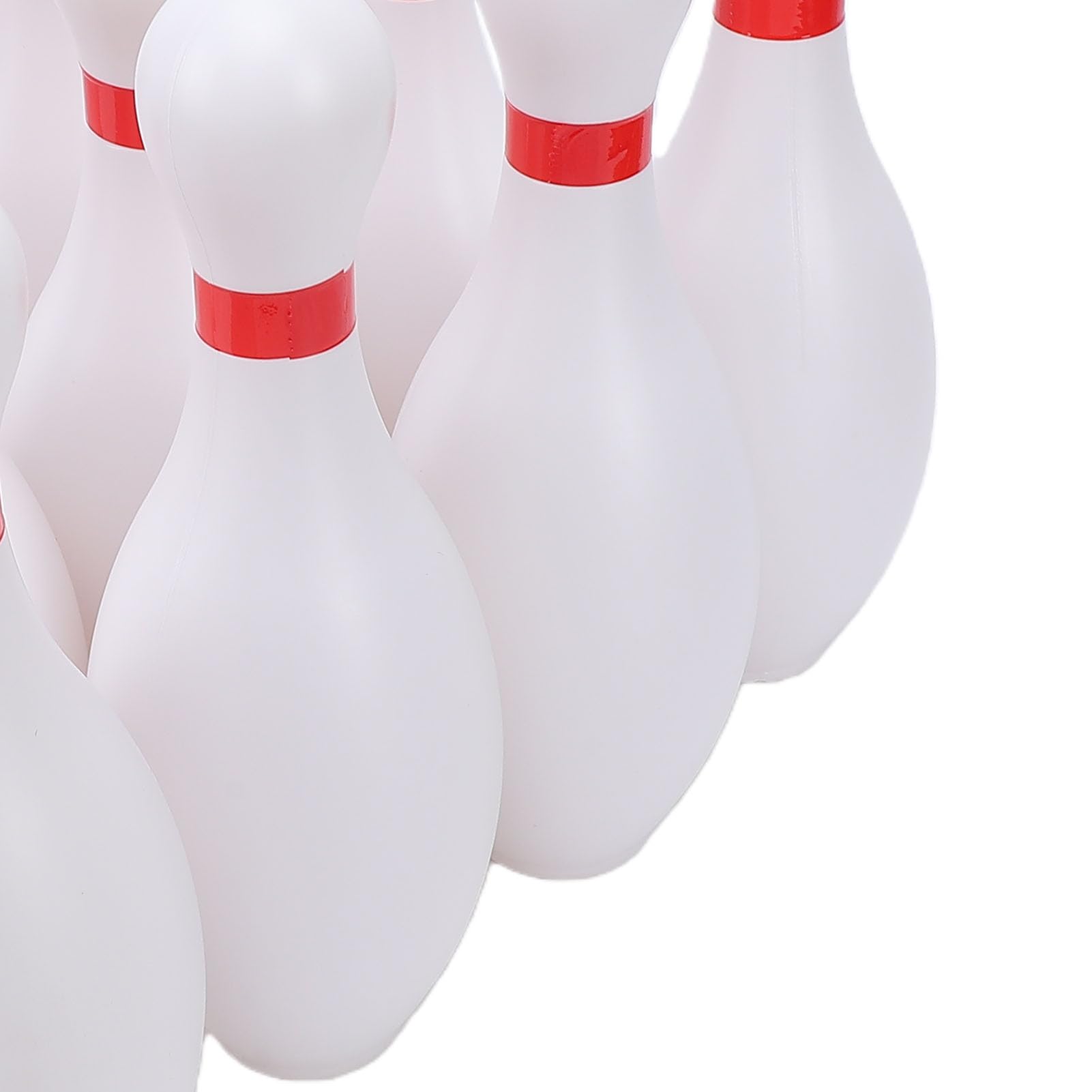 Juego de Bolos de Plástico con Bolas, Seguro y Duradero para Niños, Uso en Interiores y Exteriores, Incluye 10 Bolos, 2 Bolas, Fiestas
