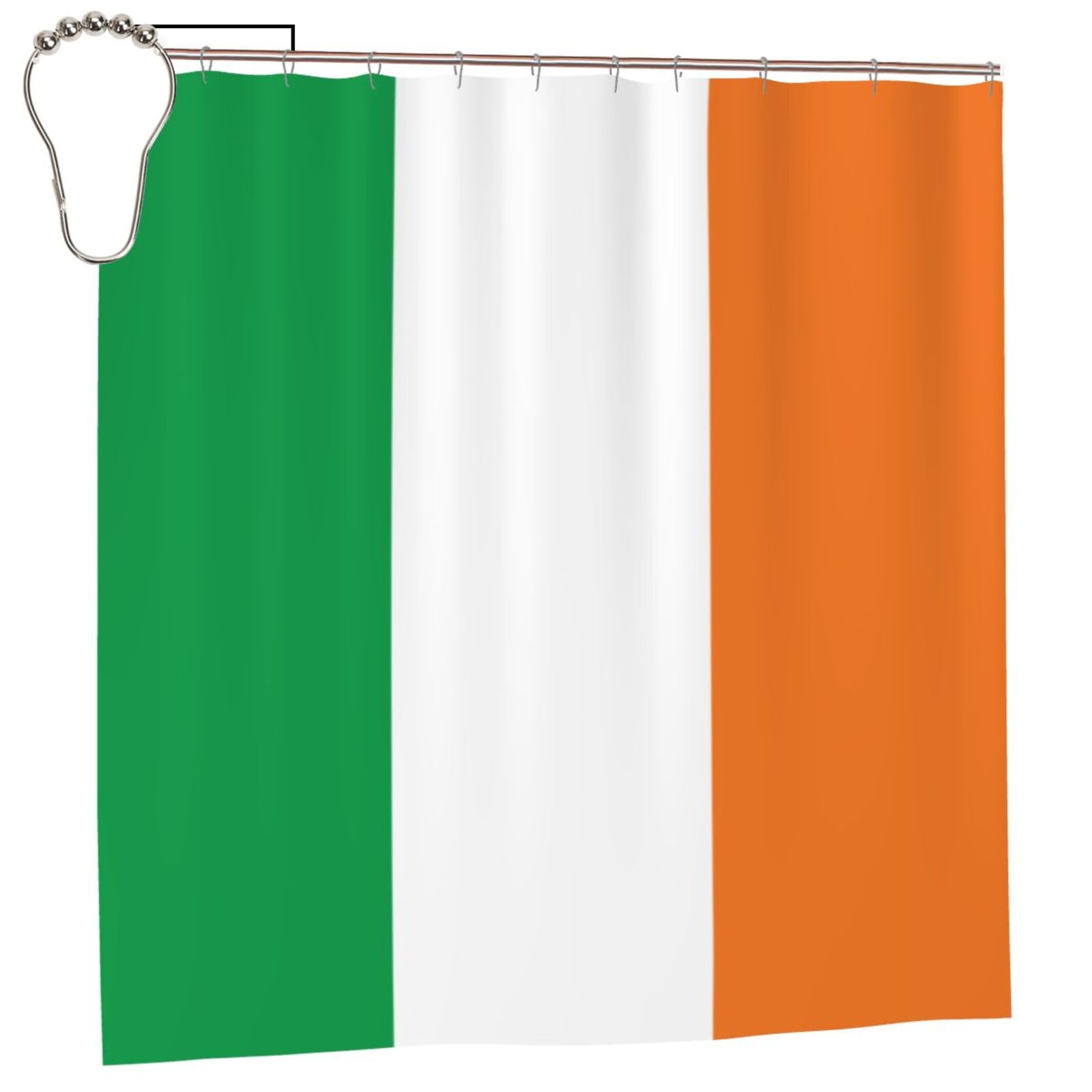 Klgrtjhk Iron Flag Of Irish Shower Curtain 72X72in Bathroom Curtain﻿
