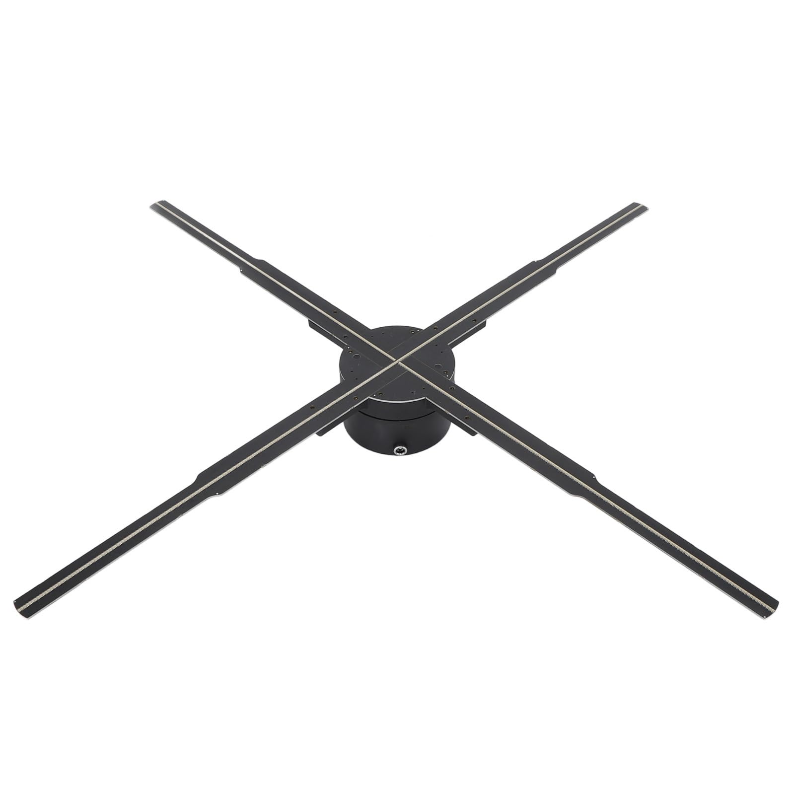 Ventilateur D'hologramme 3D, Ventilateur de Projecteur Holographique Rotatif 678 LED APP WiFi Bluetooth Télécommande 22 Pouces Kit de Ventilateur D'hologramme 3D (Prise UE 220V)