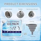 Zoom IMG-1 6 pezzi ghiaccio per borsa Zoom IMG-1 6 pezzi ghiaccio per borsa