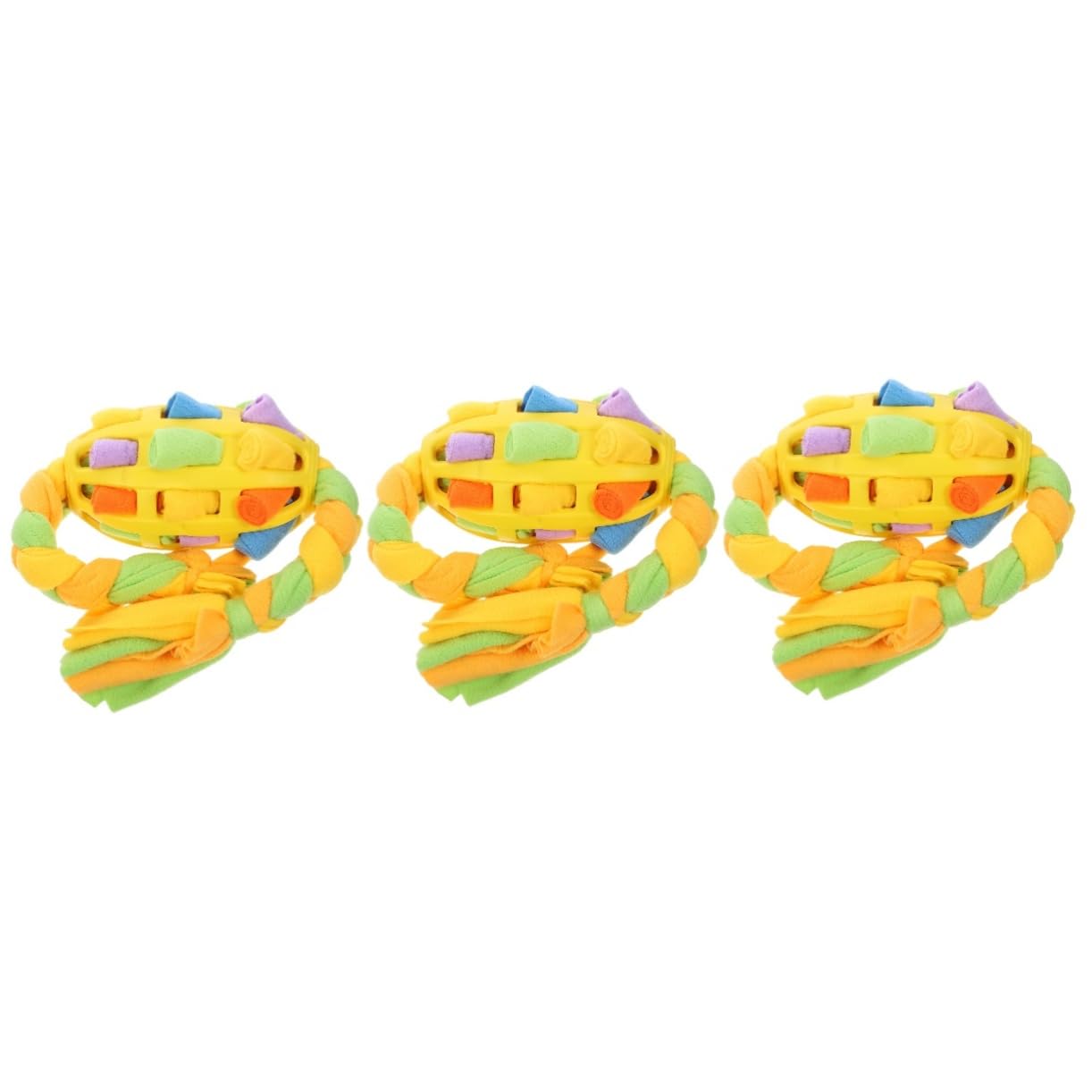 Angoily 3pièces Jouet Enrichissement pour Chien Ballon à Friandises Interactif pour Petits Moyens Et Chiens Stimule Instincts De Chasse Et Favorise Une Alimentation