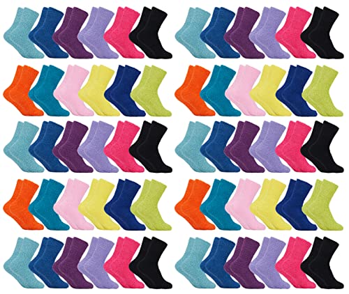 Yacht & Smith Mens and Womens Wholesale Bulk Warm And Cozy Fuzzy Socks, Colorful Winter Sock