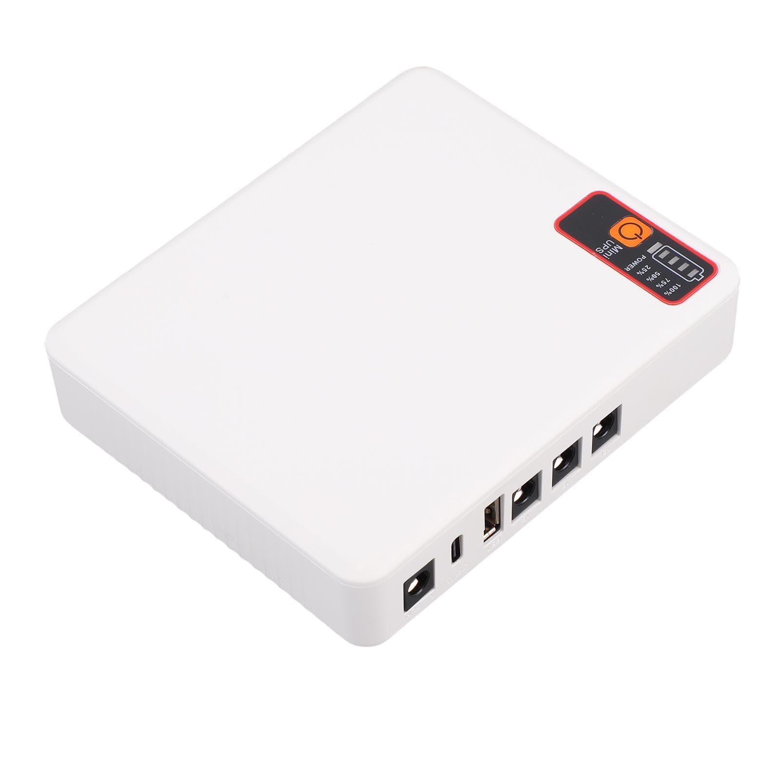 Mini UPS 12000mAh, Multiprise de Sorties Multiples, pour Usage