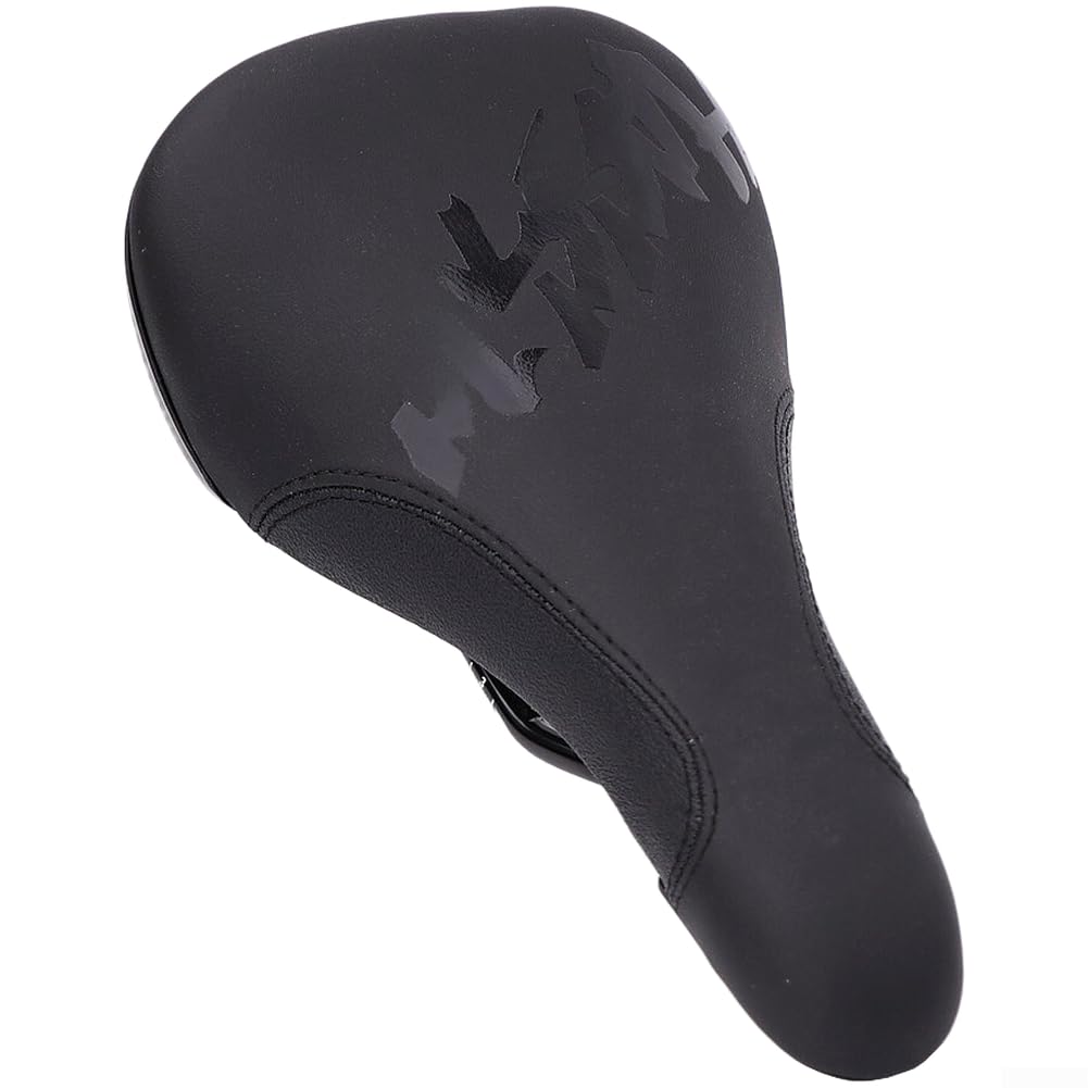 Yelvera For Downhill Cycling Seat Compatible With MTB Frames Featuring Shock Absorbing PU Padding And Textured Non Slip Sides(All Black)