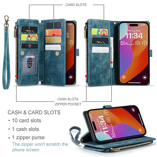 Étui pour iPhone 15 Pro Max avec dragonne pour vos déplacements - 3