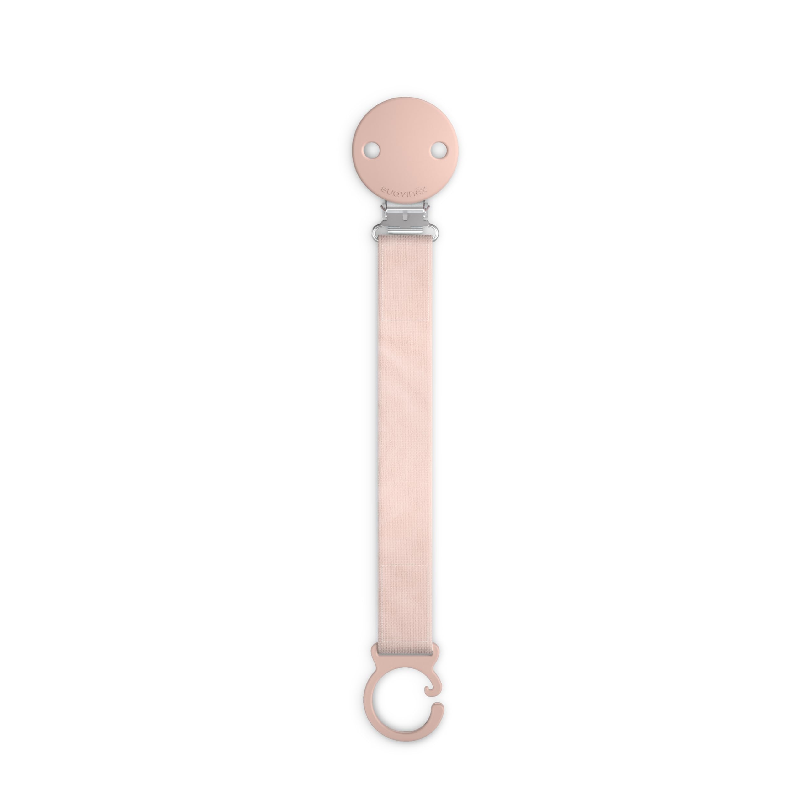 Suavinex, Chupetero de Tela para Bebés, Cinta con Diseño a Doble Cara, Cadena Chupete Bebé, Sujeta - Clip con Pinza, para Chupetes con Anilla. +0 Meses, Apto Recién Nacido, Wonder Flores Rosa — view 8